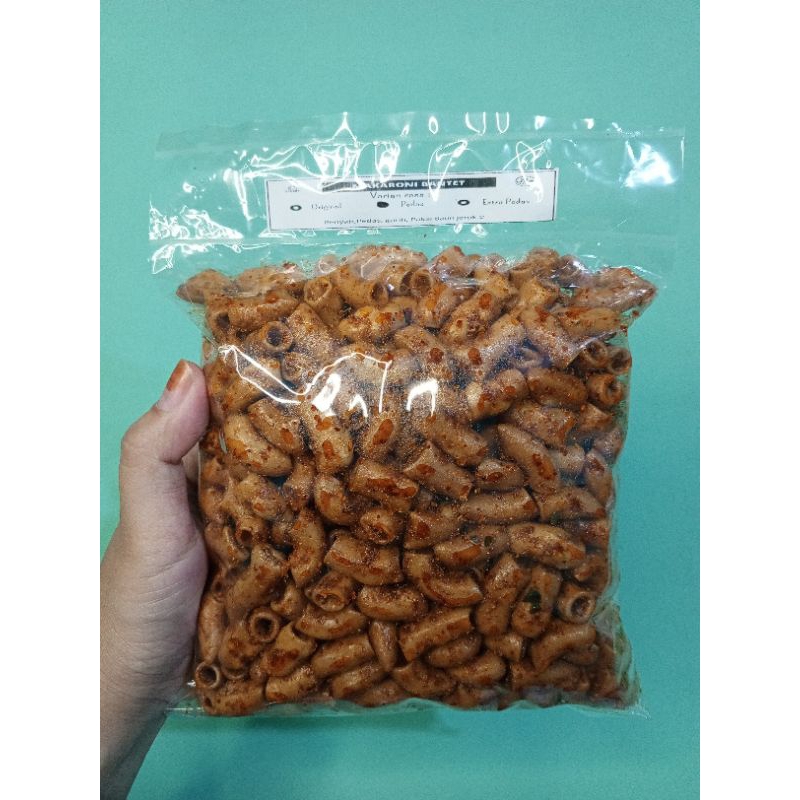 

Makaroni bantet kemasan 250 gram