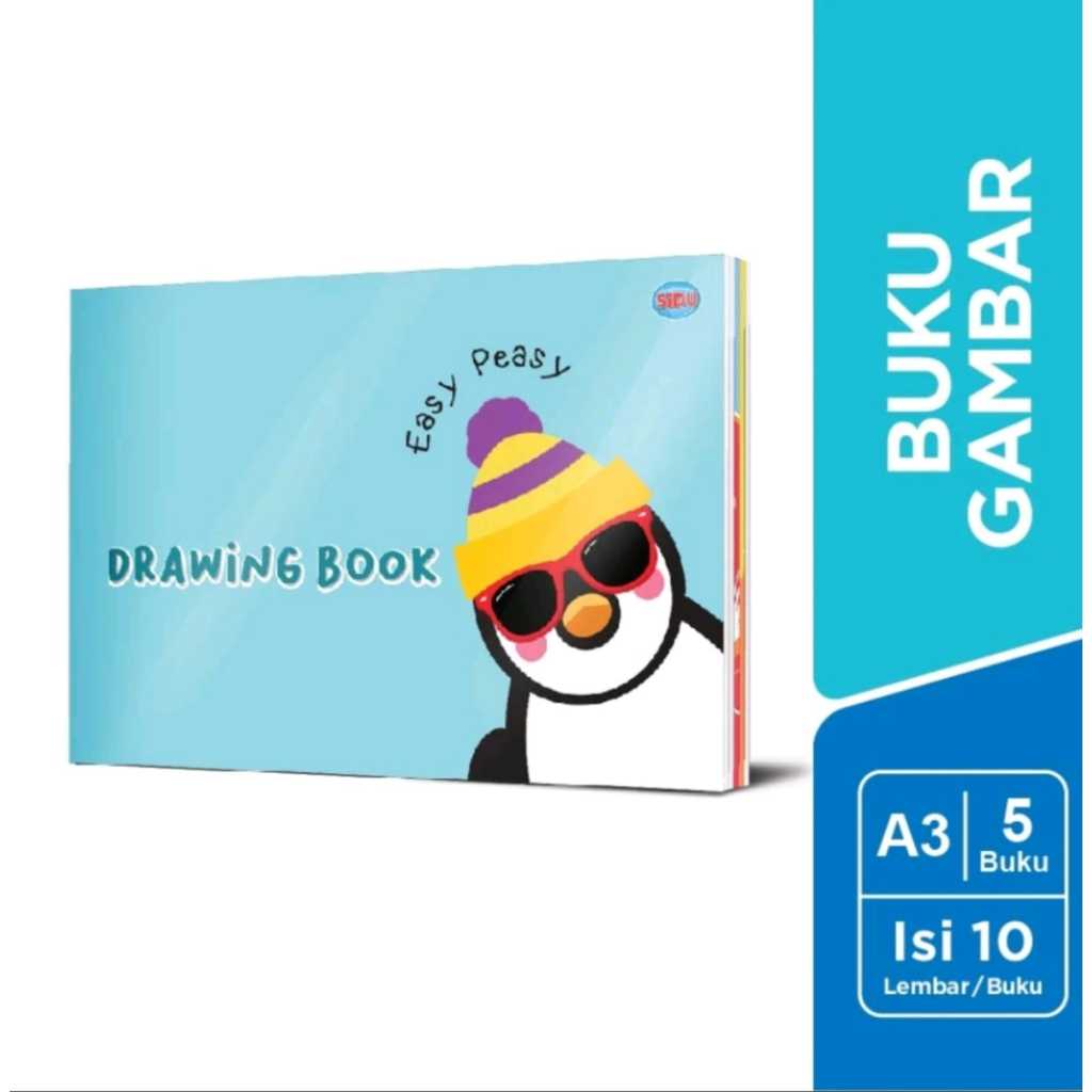 

Buku gambar / Drawing Book A3 Sidu 1 pak isi 5 buku