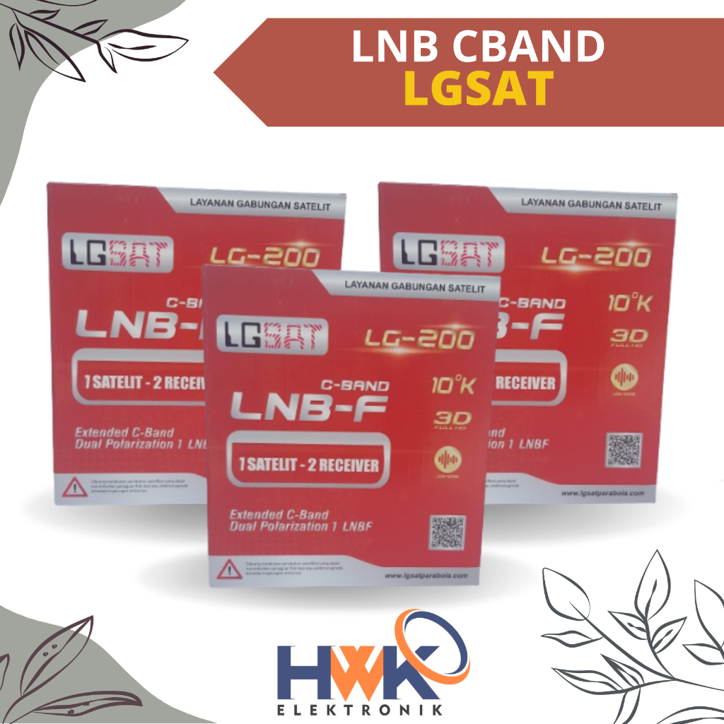 LNB C Band Parabola Jaring 1 TV / 2 TV / 4 TV Murah Meriah