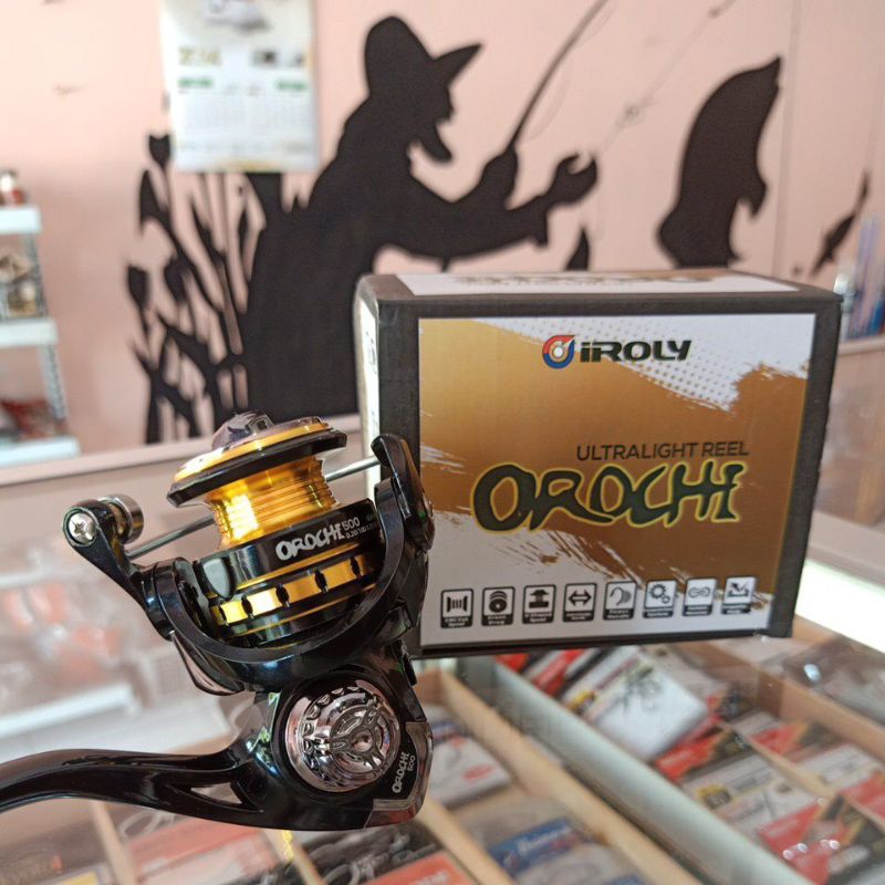 REEL PANCING IROLY " OROCHI 500  " ULTRALIGHT REEL