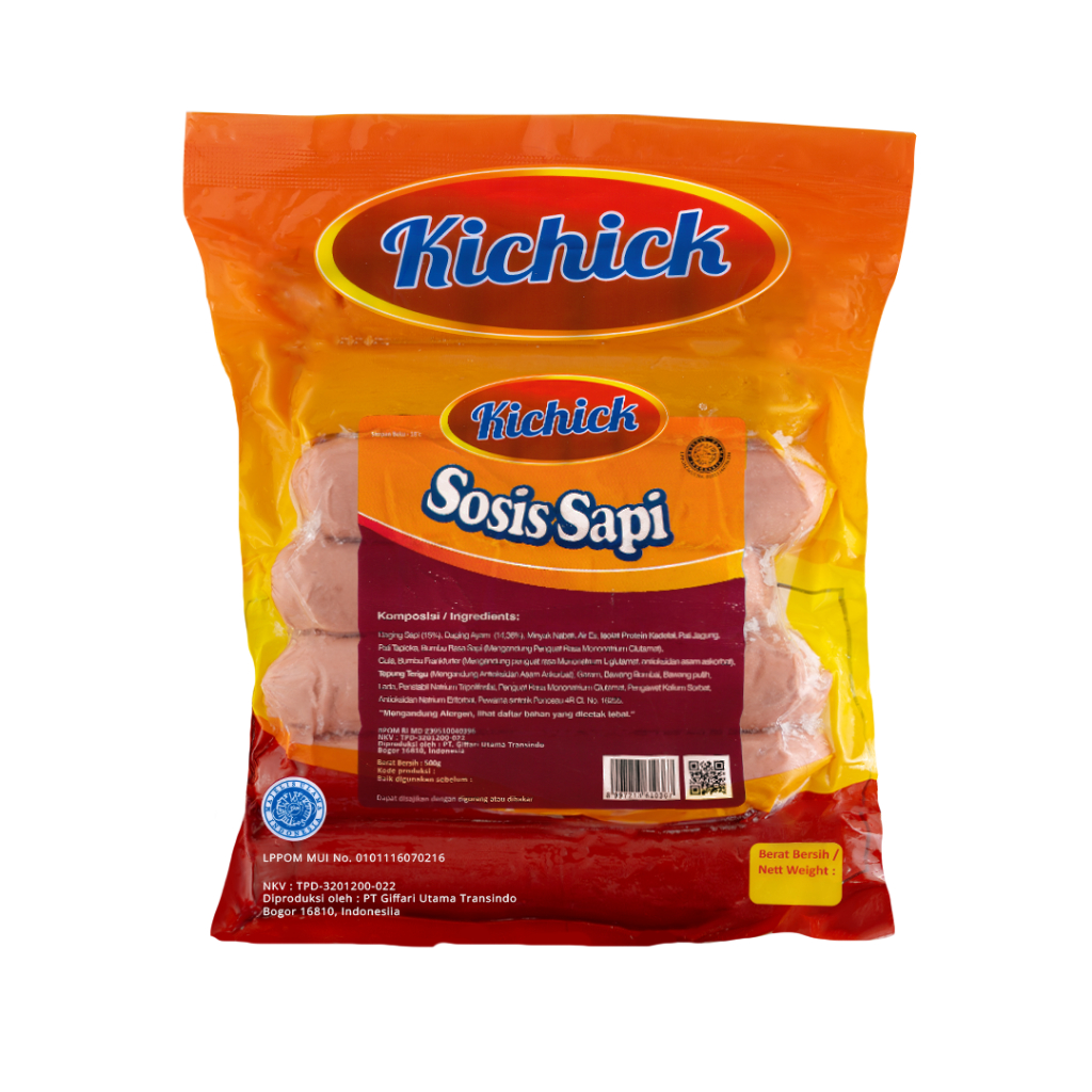 

Kichick Sosis Sapi Jumbo isi 7 500gr