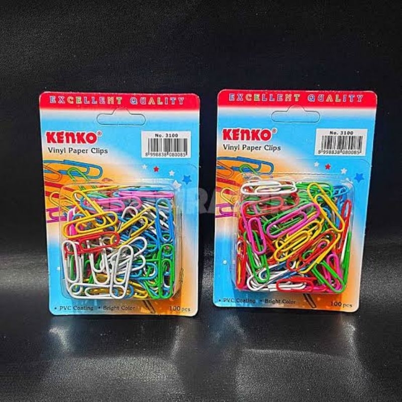 

PAPER KLIP KENKO MULTI COLOR KLIP KERTAS
