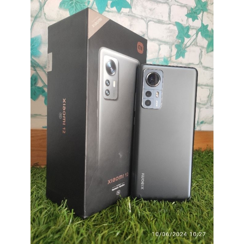 Xiomi mi 12 5G  Ram 8GB Internal 256GB HP Second Seken Bekas Fullset [murah] hp murah