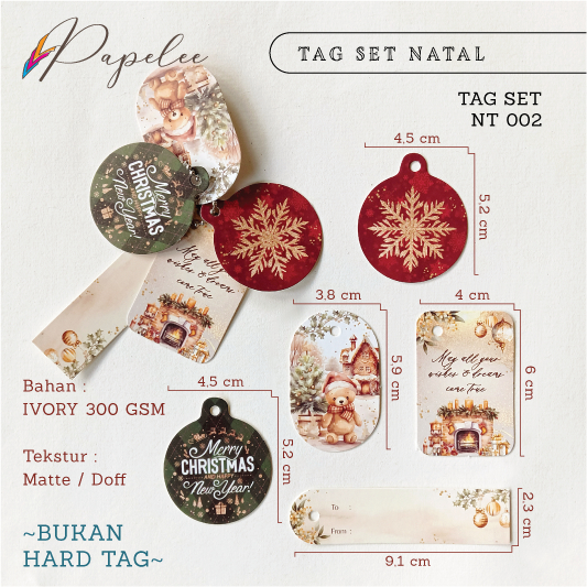 

Tag Natal (300GSM) SET 002