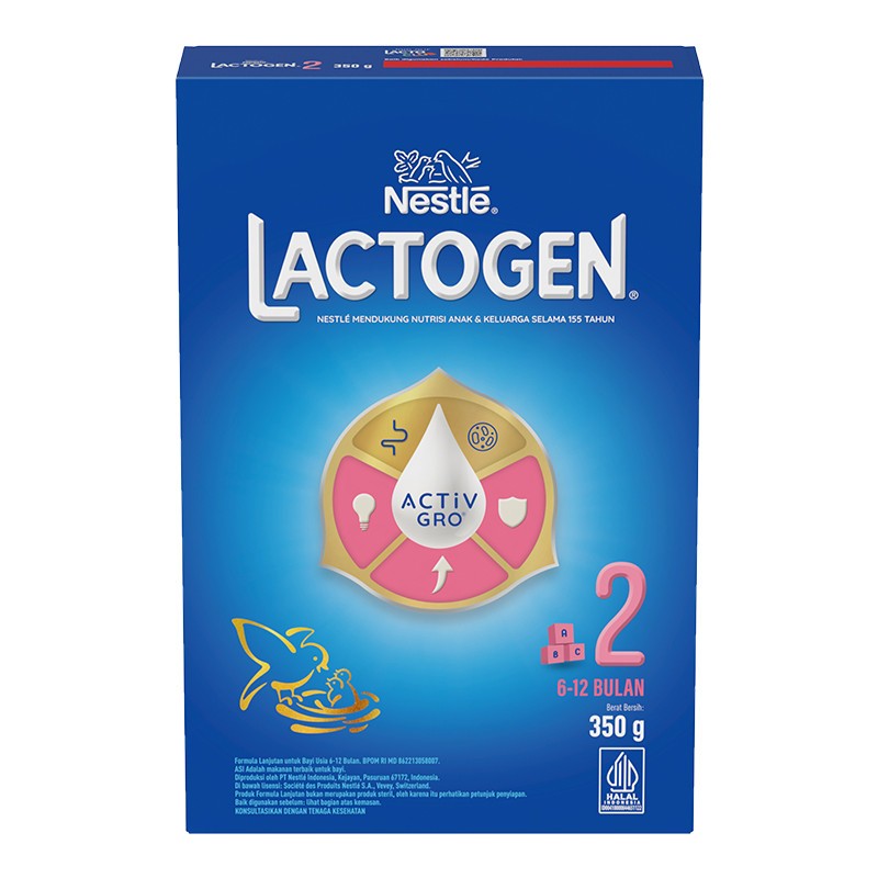 Lactogen 2 Susu Formula 6-12 Bulan 350g