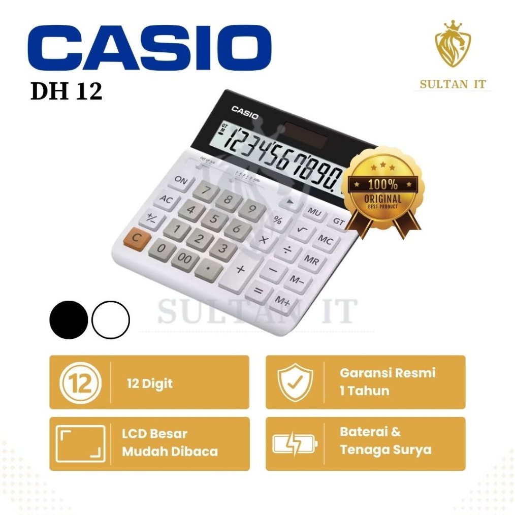 

KODE R14Q Kalkulator Casio DH12 Original