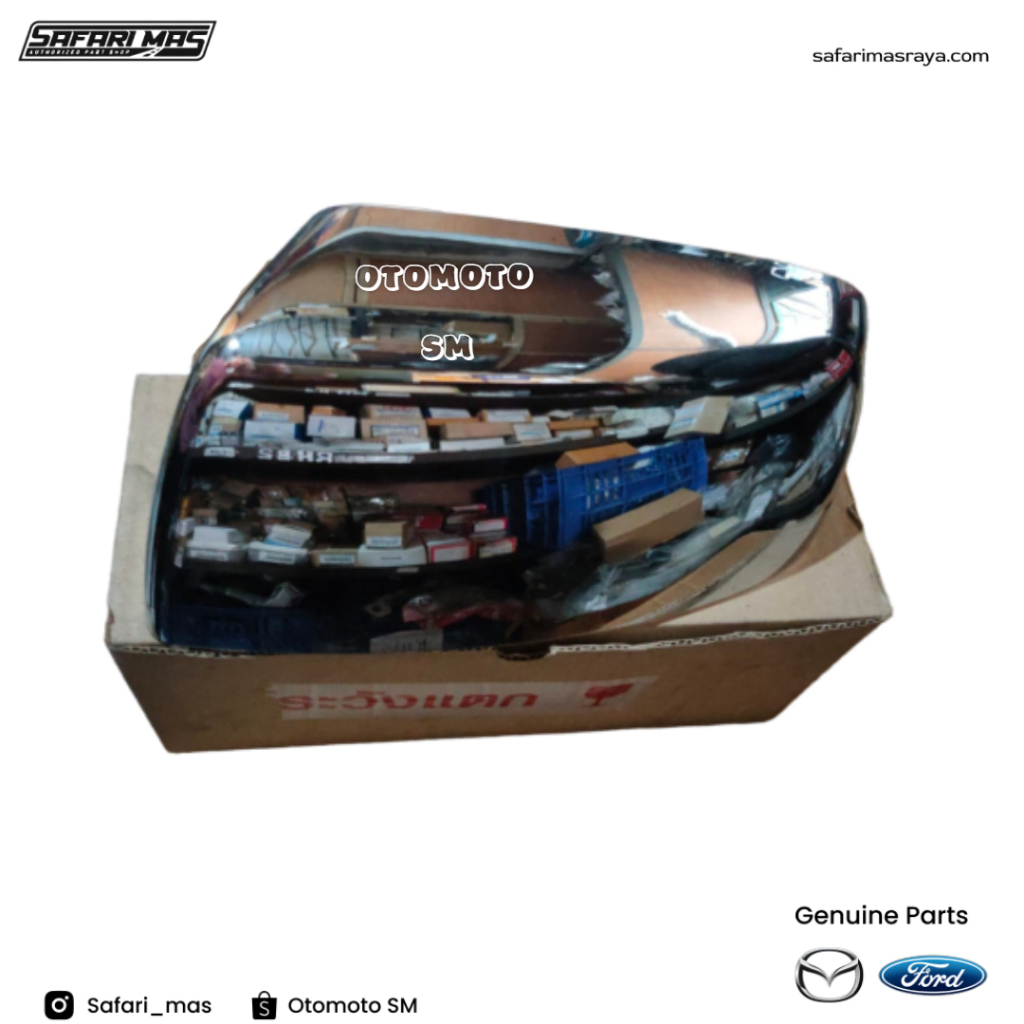 Cover Spion Kiri LH Chrome Ford Everest 2006 - 2008 Ranger 2006 - 2008 Dan BT - 50 Original UR57691A