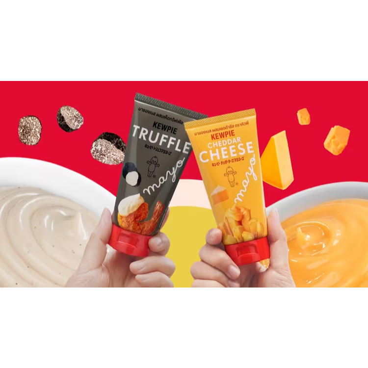 

Kewpie Truffle Mayonnaise 100 g / Kewpie Mayonnaise with Cheddar Cheese 100 g