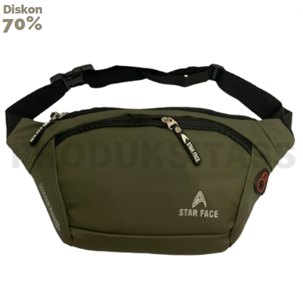 TAS WAISTBAG PRIA TAS PINGGANG PRIA WAISTBAG STARFACE GROSIR TERMURAH TERLARIS