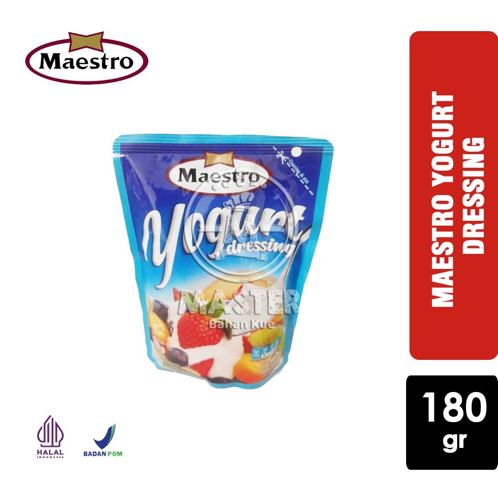 

Yogurt Dressing Maestro / Saus Salad Buah [Pouch 180 gr]