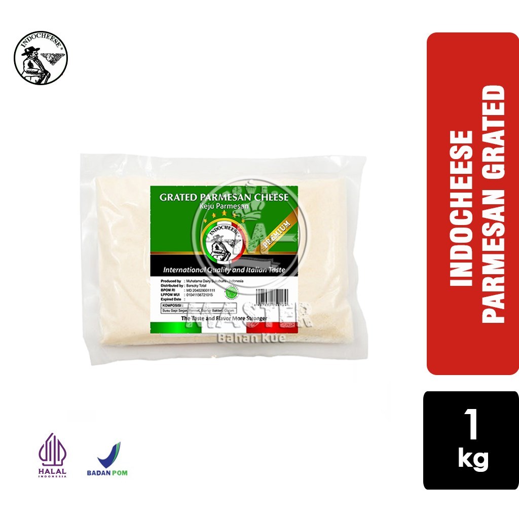 

Indocheese Keju Parmesan Parut + Ice Gel [1 kg]