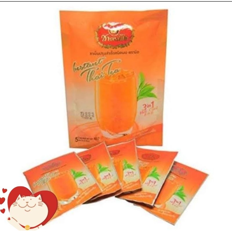 

(ORI Thailand) Obral Thai Tea 3 in 1 Milk Tea Powder ChaTraMue Brand