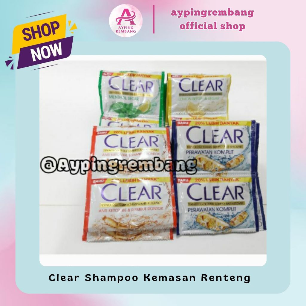 Clear Shampoo Sachet