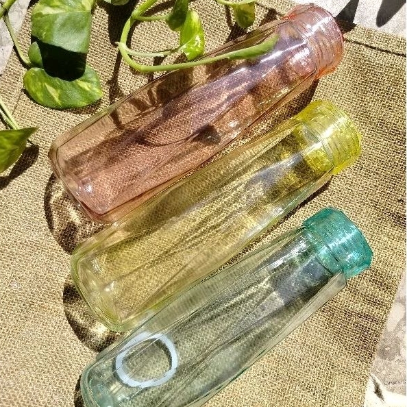 TUMBLER KACA DIAMOND SOUVENIR BOTOL MINUM MURAH 450 ml