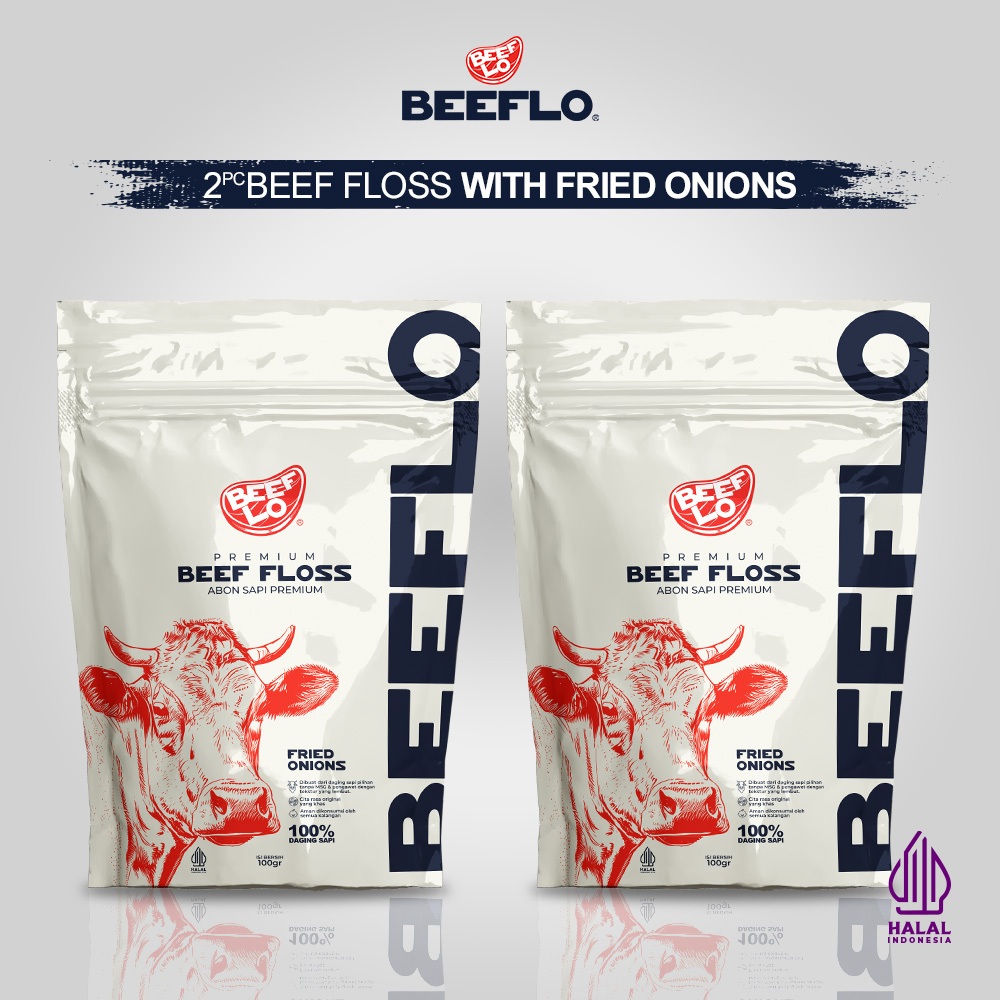 

Beeflo Abon Sapi Double Pack With Fried Onions