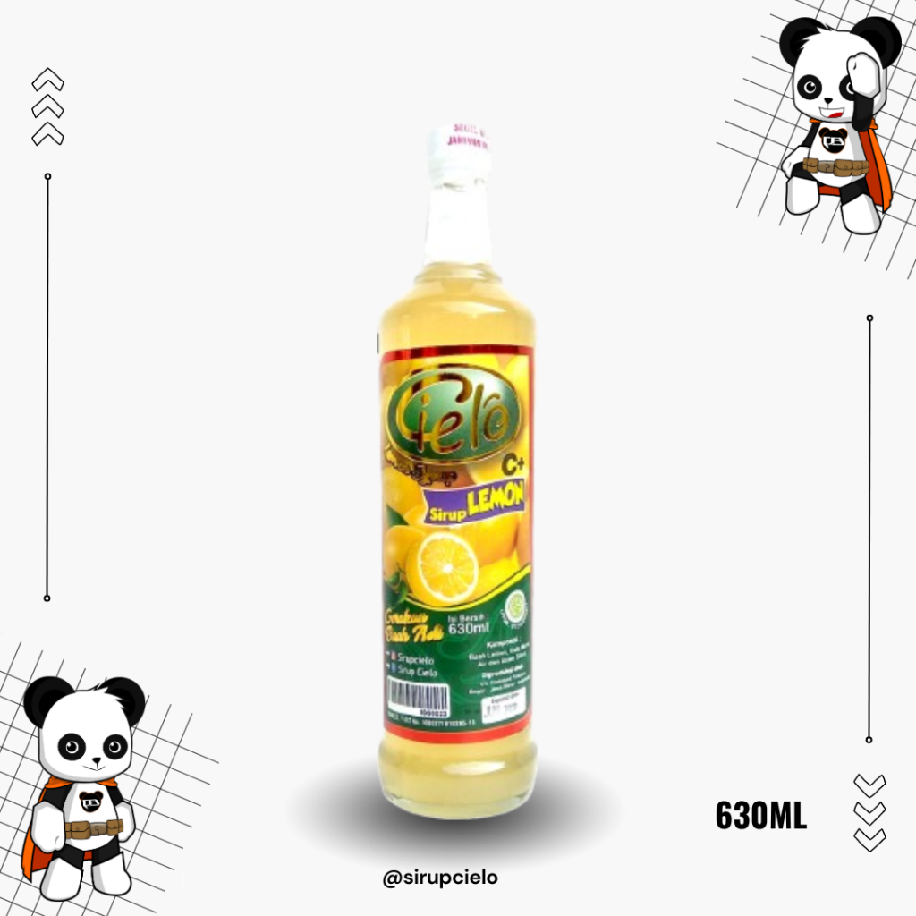 

Sirup Lemon Cielo Isi 630ml - Minuman Sehat dan Segar - Minuman buah asli