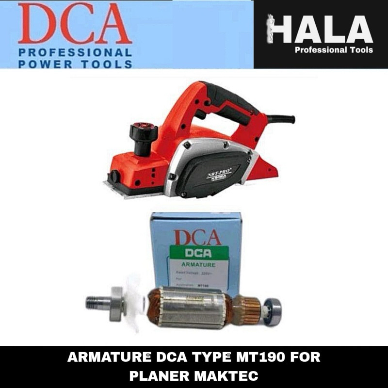 DCA - ARMATURE / ANGKER MT190 PLANER / SERUT / SUGU / KETAM - MAKTEC - ORIGINAL PART
