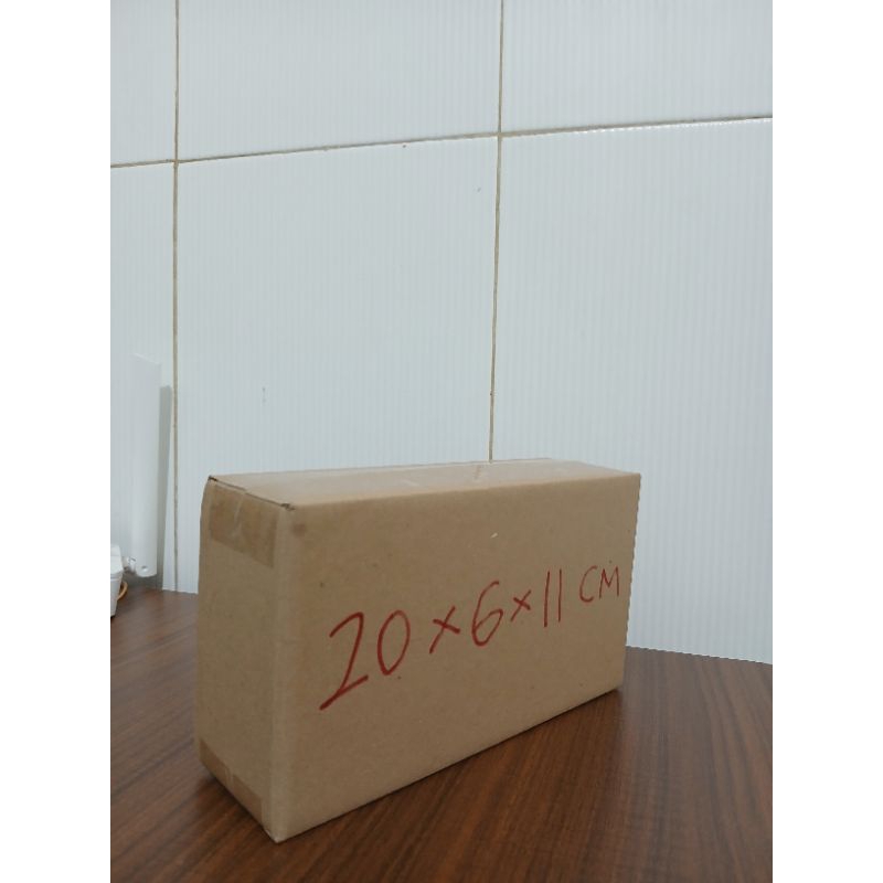 

KARDUS BOX JAKARTA POLOS BARU Uk 20x6x11 CM / kardus baru polos uk 20x6x11 cm