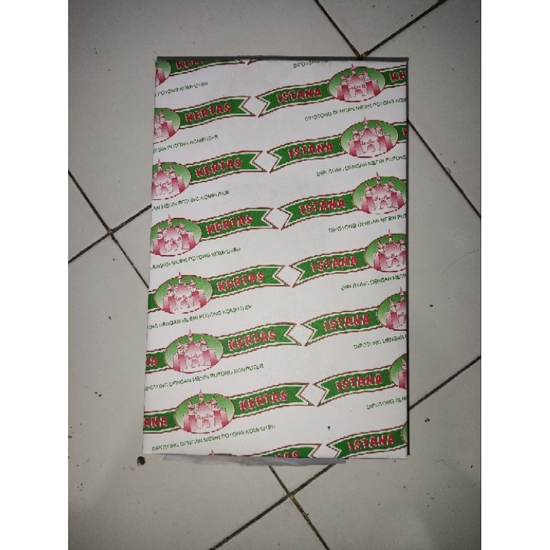 

KERTAS BURAM UKURAN FOLIO F4 MERK ISTANA