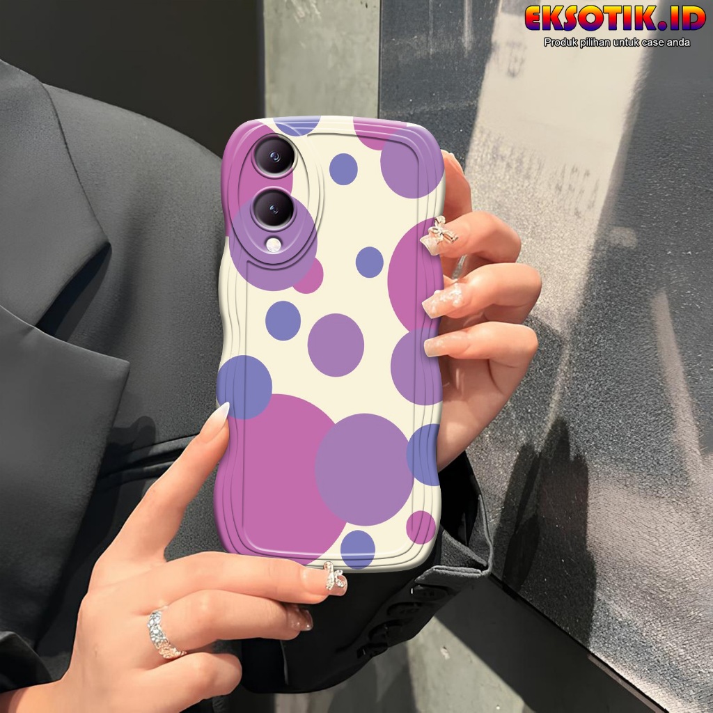 Case Vivo Y17S Gelombang - Casing Vivo Y17S - Silikon Vivo Y17S - Softcase Vivo Y17S - Kesing Vivo Y