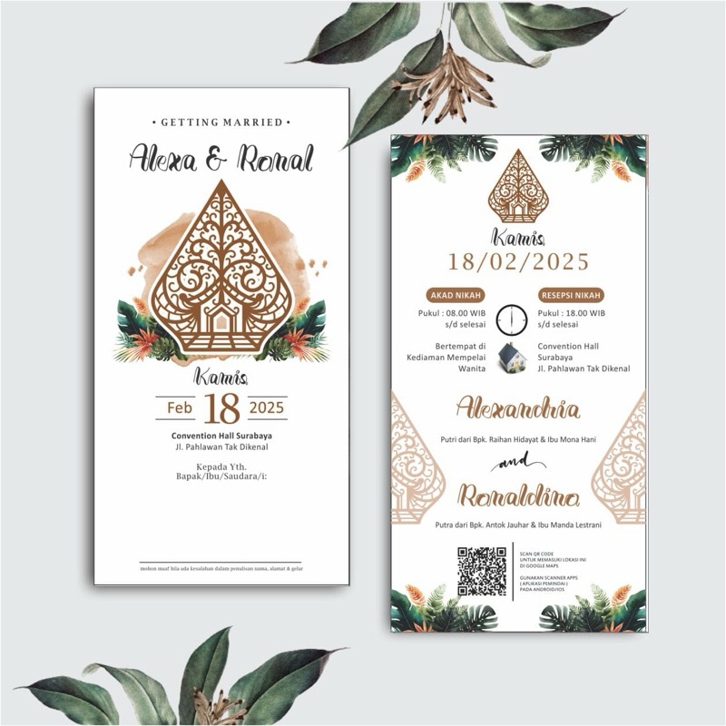 Undangan Pernikahan Murah | Undangan Rustic | Undangan Kopi | Undangan Simple