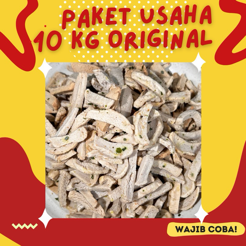 

10 KG PAKET USAHA BASRENG ORIGINAL Gurih Daun Jeruk Renyah Kriuk Baso Goreng Rempah