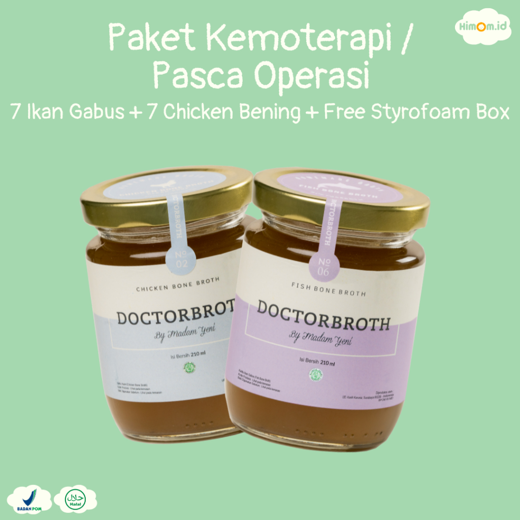 

Paket Kemoterapi/ Recovery Pasca Operasi Doctor Broth - Bone Broth 14 jar