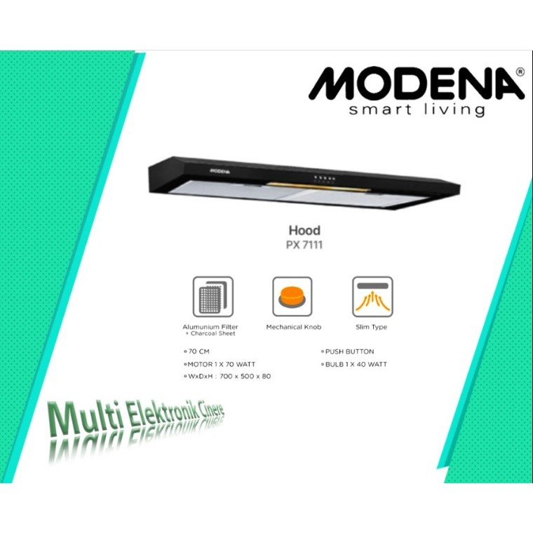 NEW Cooker Hood Modena PX 7111 / Cooker Hood 70 cm