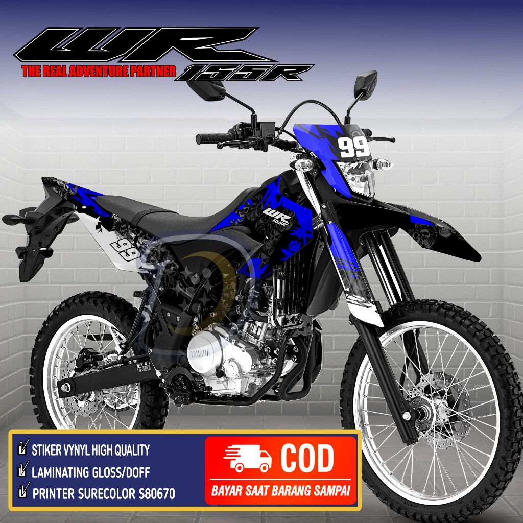 Stiker Motor WR 155 R Decal Yamaha Wr 155 Striping Yamaha WR155 Skull