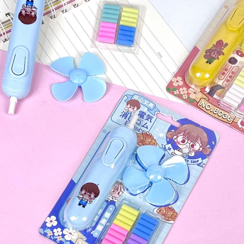 

KI3 FBI Penghapus Elektrik RefillElectric EraserPenghapus Pensil Elektrik Mekanik