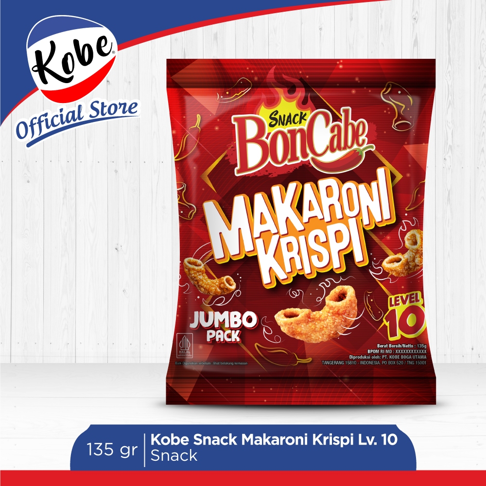 

Snack BonCabe Makaroni Level 10 135gr