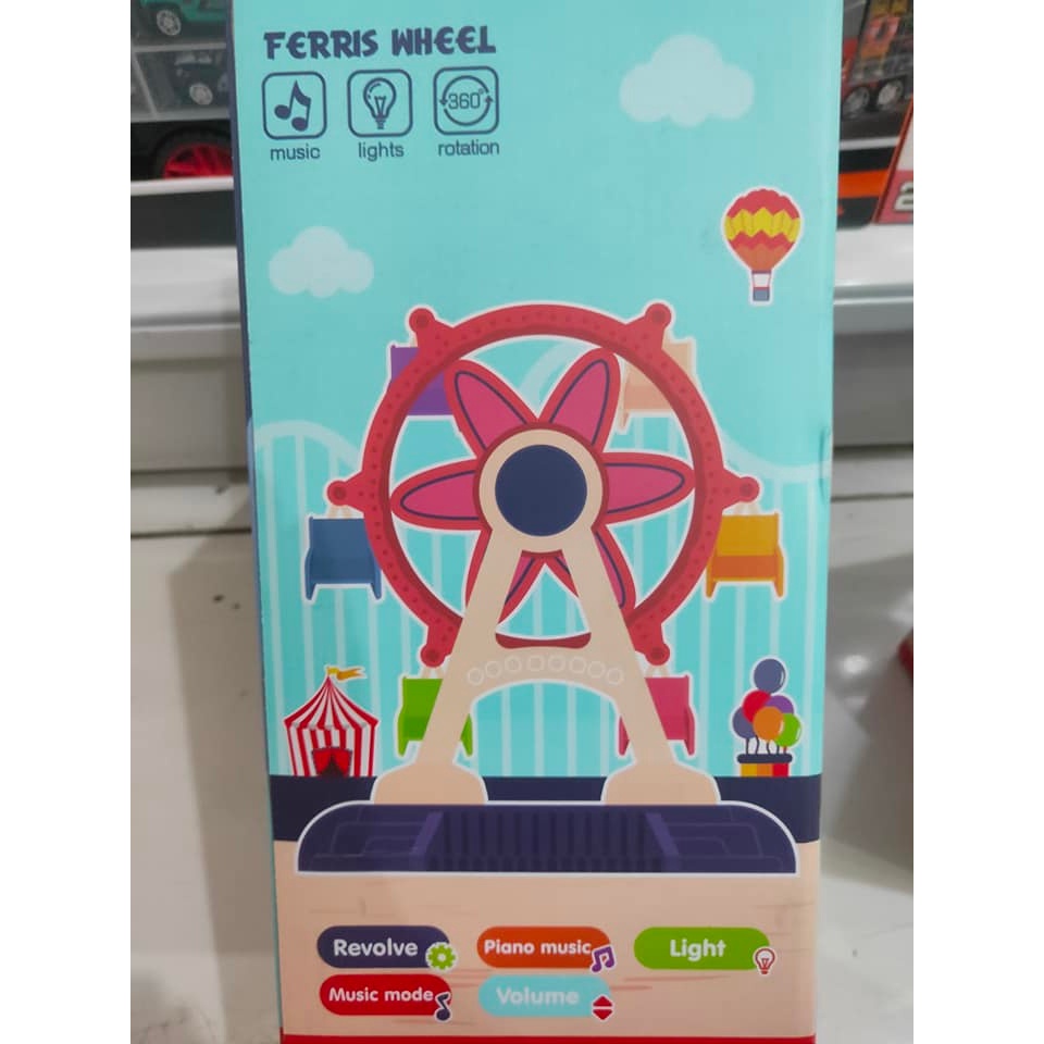 MALL MAINAN BIANGLALA FERRIS WHEEL AMUSEMENT PARK MUSIK DAN LAMPU