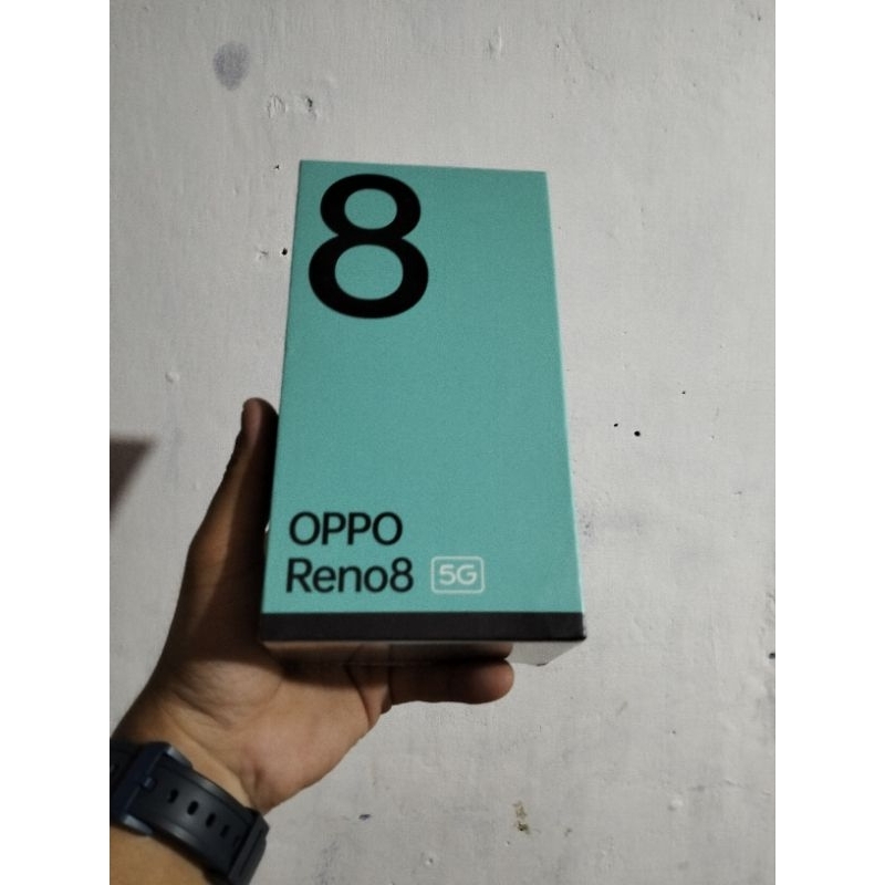 Oppo Reno 8 5G 8/256Gb warna BLACK   BARU GARANSI RESMI OPPO