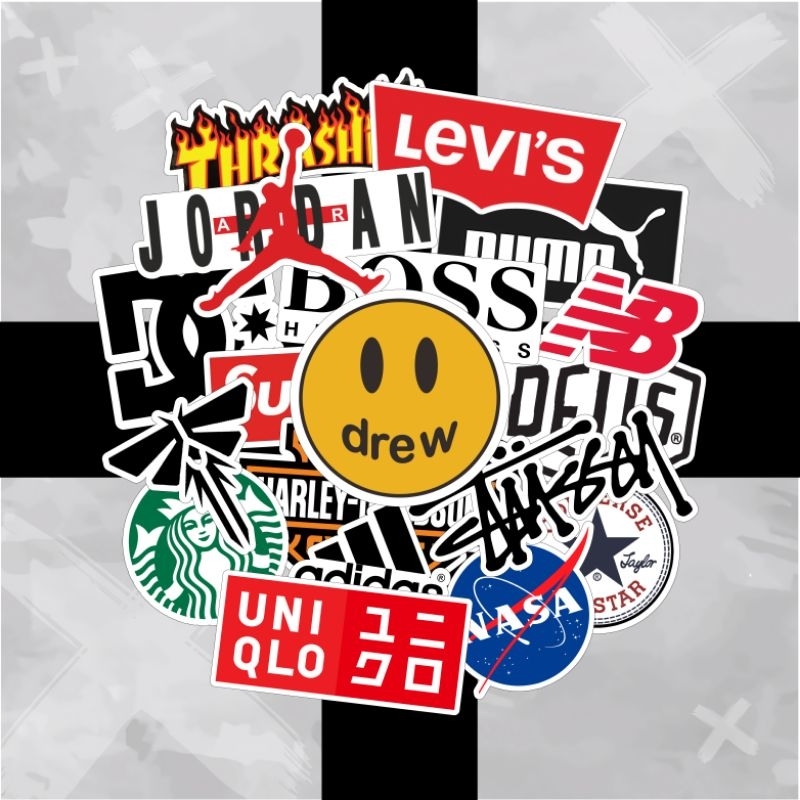 

Sticker Pack Stiker Brand Hypebeast Laptop Hp Tumbler Helm Anti Air