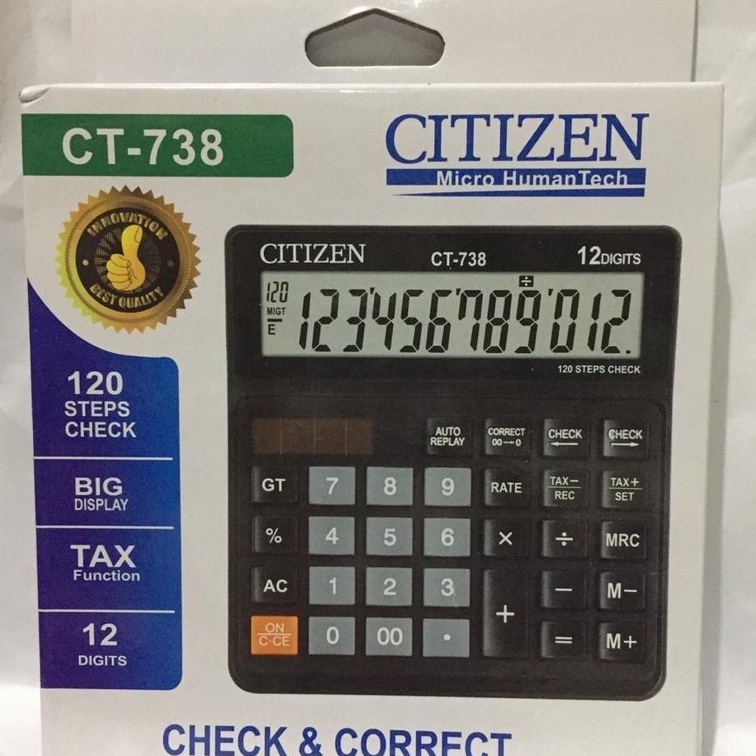 

Diskon kalkulator calculator CITIZEN CT 738 distshop