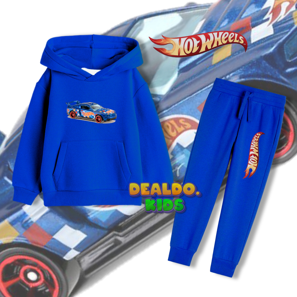 Stelan Hoodie Jogger anak HOTWEELS / Stelan Hoodie Jogger anak