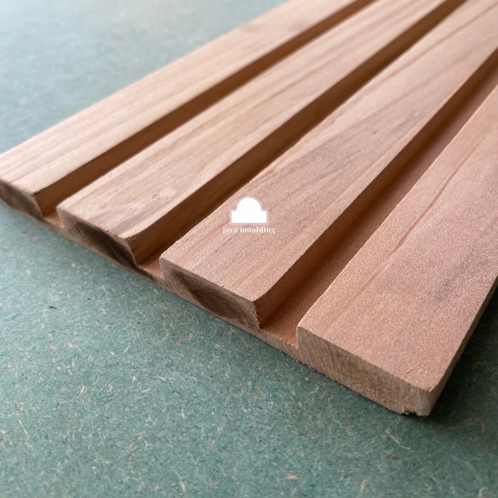 PANEL KAYU - GRATIS ONGKIR Wall panel Lis Kayu Wall Moulding Molding Panel Profil Batten Dinding