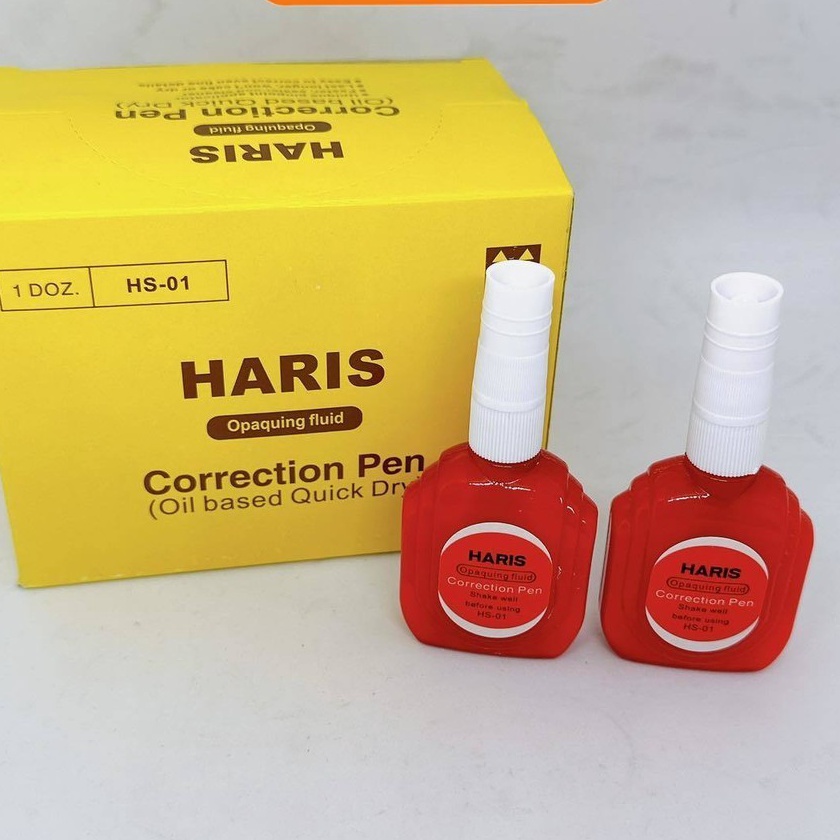 

Gila 12pcs Tipex Merah Correction Pen Fluid Cairan Murah Tipex Cair Liquid Murni Koreksi