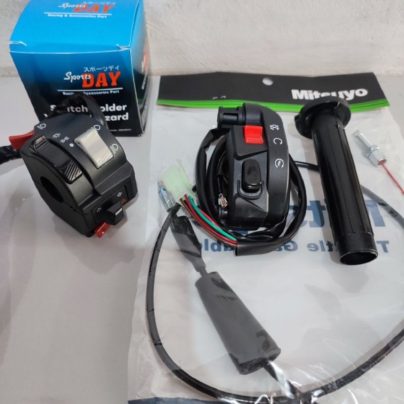 GAS KSR SET HOLDER KIRI VIXION GAS SPONTAN KSR SET HOLDER VIXION,PAKET HEMAT GAS SPONTAN KONTAN KSR 