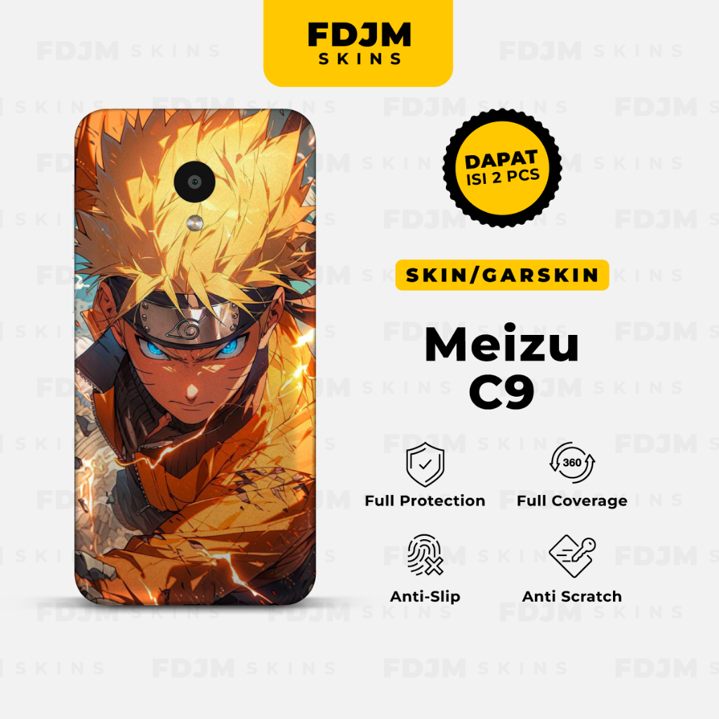 Meizu C9 Skin/Garskin/Case Dapat Isi 2 (Bebas Custom Bisa Semua Model Handphone)