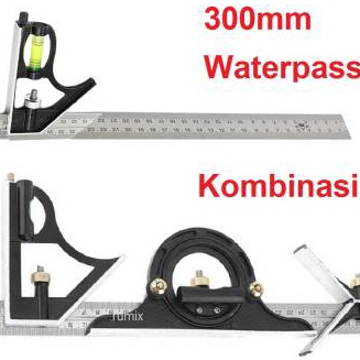 

FG2 Penggaris Mistar Siku L Busur Derajat Kemiringan Sudut Kayu Waterpass Multifungsi Stainless Steel