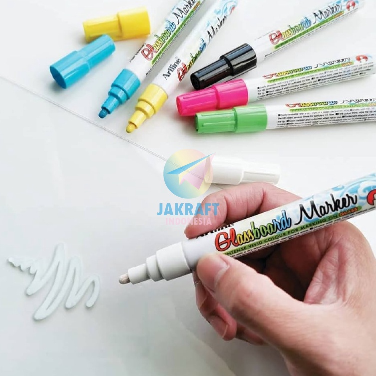 

1 Pcs Spidol Papan Tulis Kaca ARTLINE EPG4 Whiteboard Glassboard Marker Tebal Pekat Mudah Dihapus
