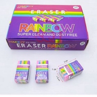 

Seller 1 PAK 4 PCS SQUEEZY ERASER RAINBOW ERSQ1