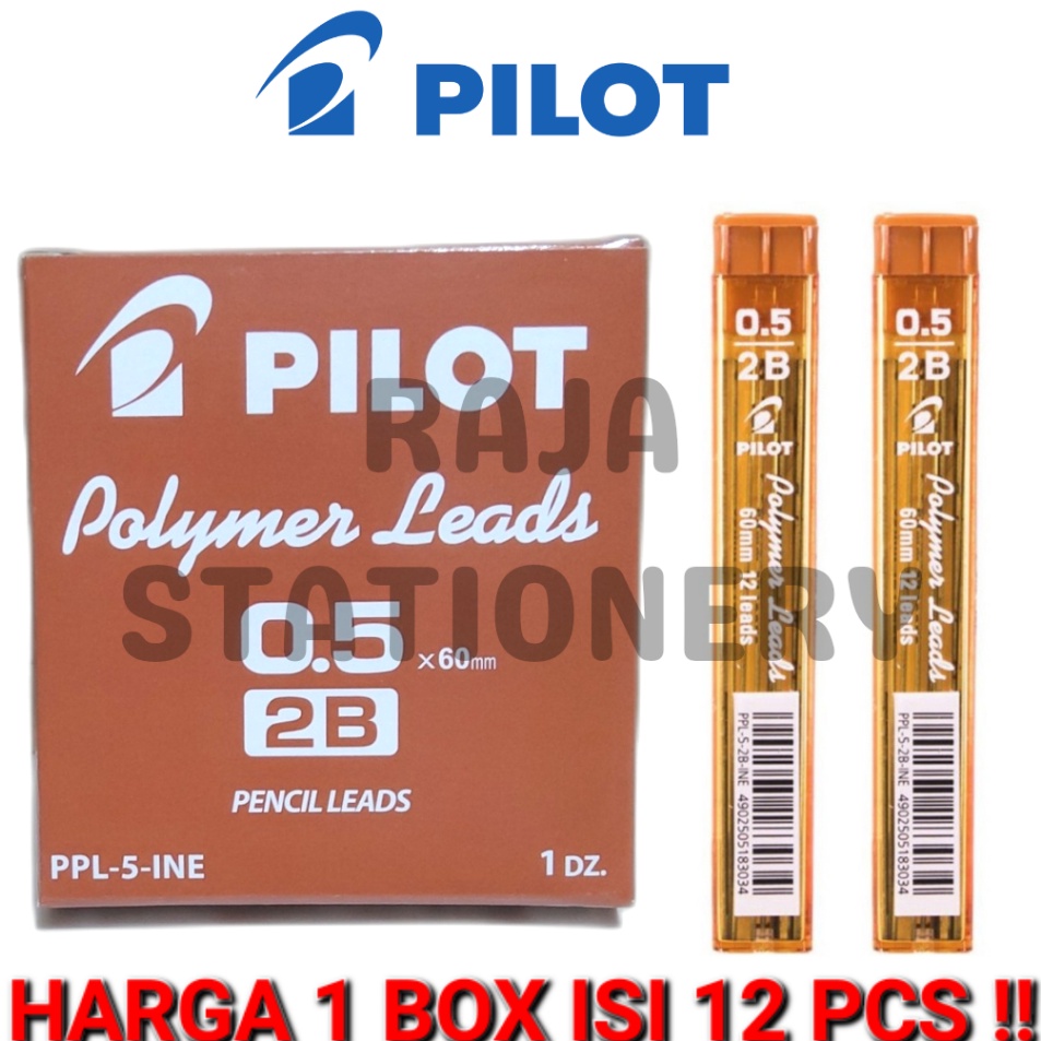 

PILOT PENCIL LEAD 2B 5MM ISI PENSIL MEKANIK PILOT 5 2B 12PCS