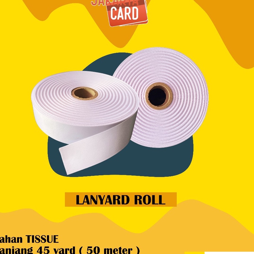 

KF7 tali pita lanyard TISSUE printing sublime bahan lanyard sublim lanyard printing berbagai ukuran