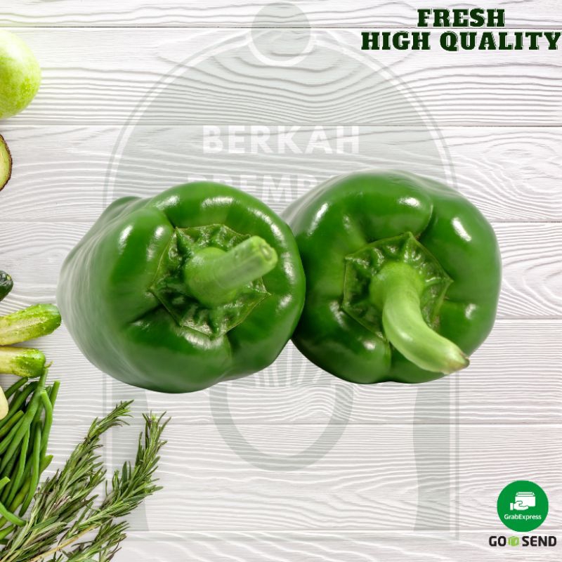 

Paprika hijau segar 1000gr