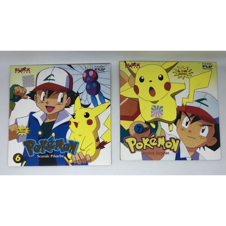 VCD Film Pokemon Pikachu Series Original Movie Remaja Anak Teks Indo
