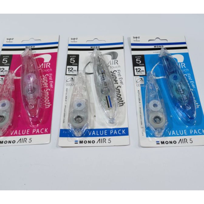 

Potongan TOMBOW CORRECTION TAPE MONO AIR TOUCH REFFIL 5mmx66mm