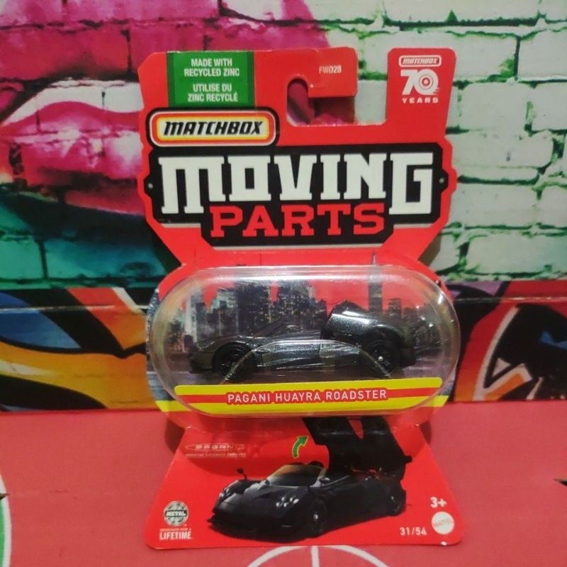 Matchbox Moving Parts Pagani Huayra Roadster