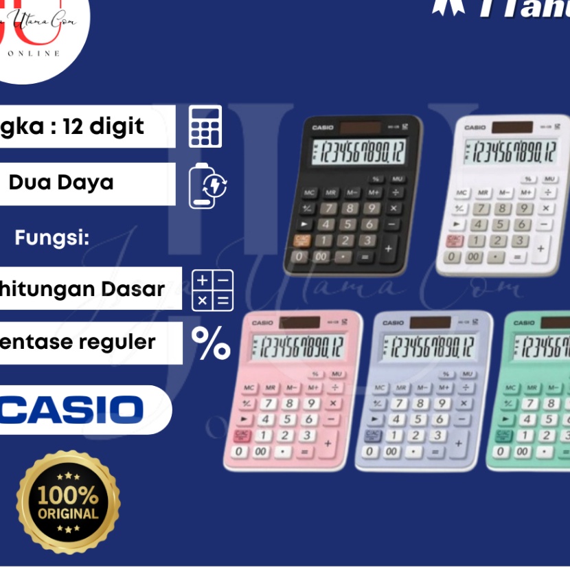 

KF7 Kalkulator Casio MX 12B Original